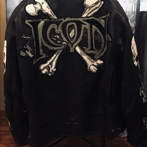 Vintage Armored Icon Leather Jacket size XL